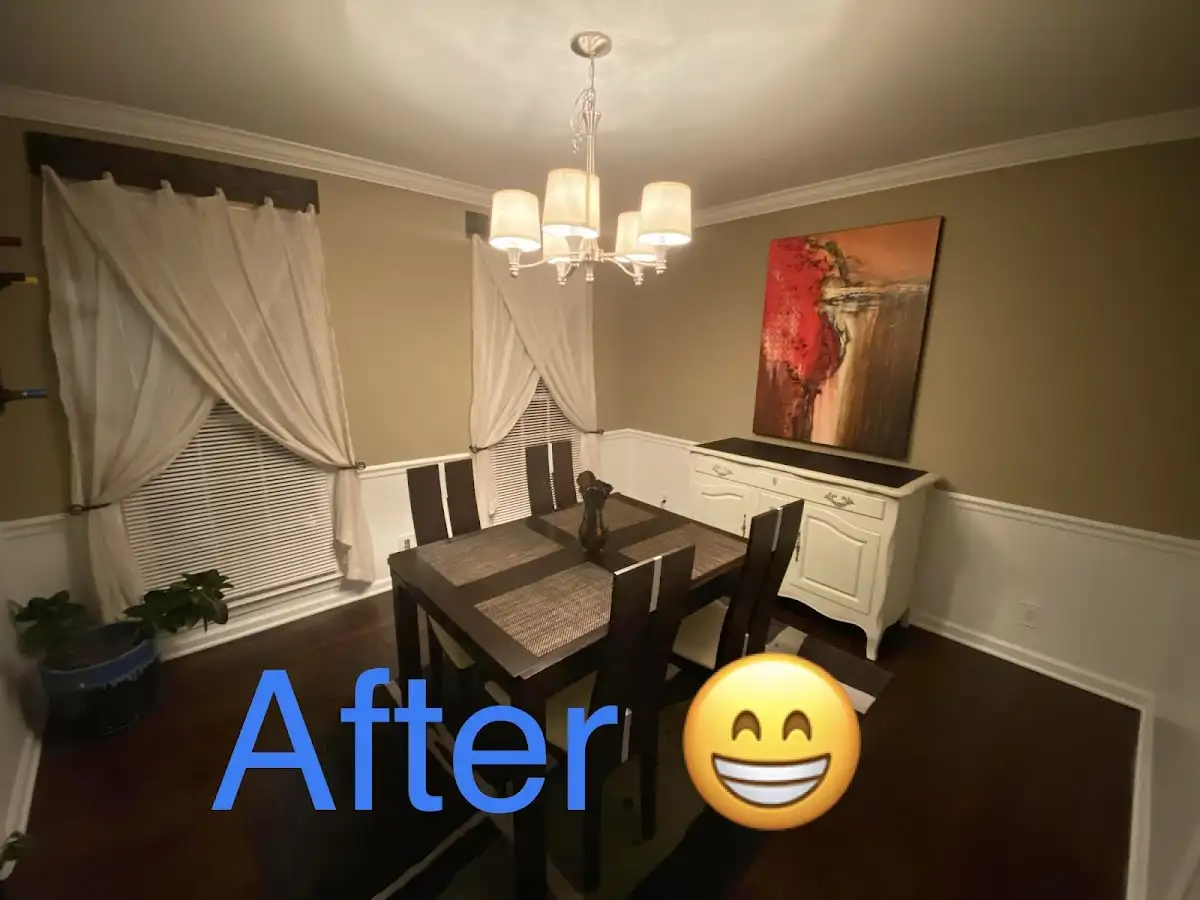 Professional dining room restoration after water damage in South Elgin